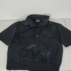 Vintage Members Only unique short sleeve pullover